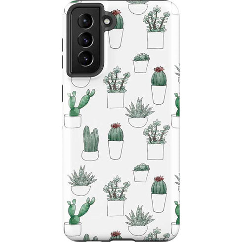 Succulent Pattern Galaxy S21 Plus 5G Pro Case