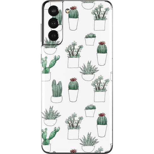 Succulent Pattern Galaxy S21 Plus 5G Skin
