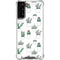 Succulent Pattern Galaxy S22 Plus Clear Case