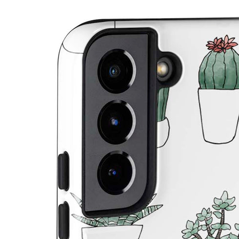 Succulent Pattern Galaxy S22 Plus Pro Case