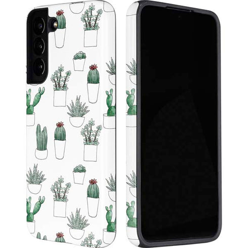 Succulent Pattern Galaxy S22 Plus Pro Case