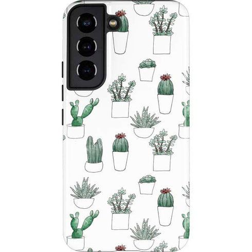 Succulent Pattern Galaxy S22 Pro Case