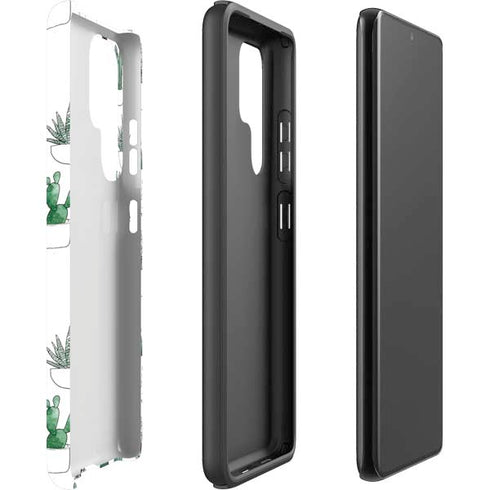 Succulent Pattern Galaxy S22 Ultra Pro Case