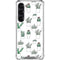 Succulent Pattern Galaxy S23 Clear Case
