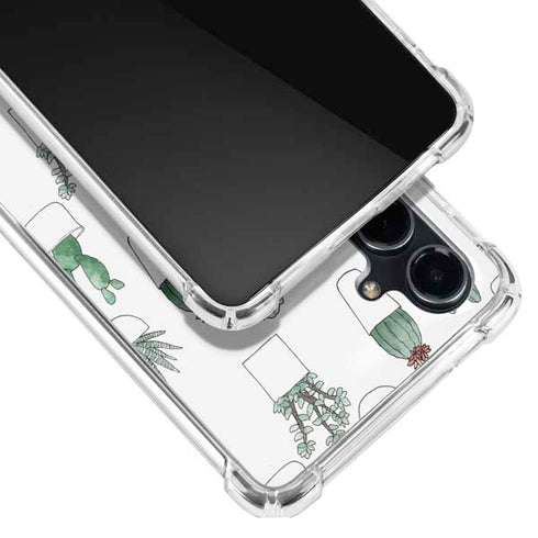 Succulent Pattern Galaxy S23 FE Clear Case