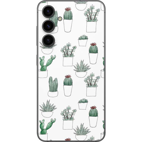 Succulent Pattern Galaxy S23 FE Skin