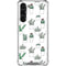 Succulent Pattern Galaxy S23 Plus Clear Case