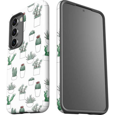 Succulent Pattern Galaxy S23 Pro Case