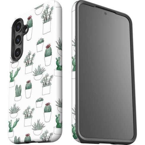 Succulent Pattern Galaxy S24 Impact Case