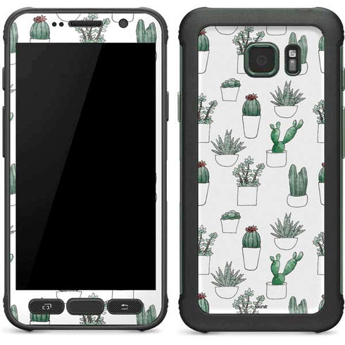 Succulent Pattern Galaxy S7 Active Skin