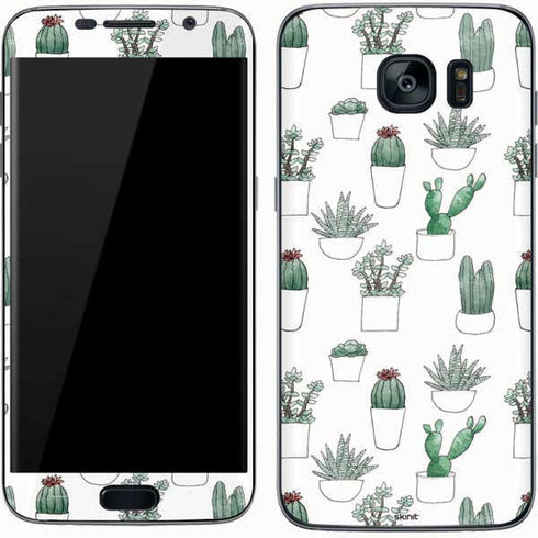 Succulent Pattern Galaxy S7 Skin