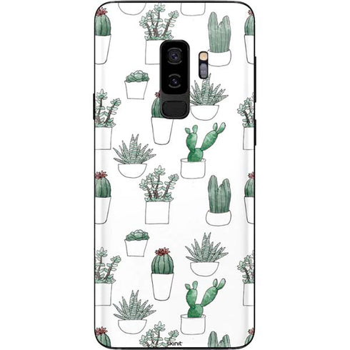 Succulent Pattern Galaxy S9 Plus Skin