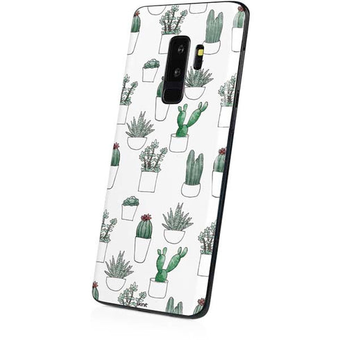 Succulent Pattern Galaxy S9 Plus Skin