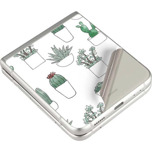 Succulent Pattern Galaxy Z Flip3 5G Skin