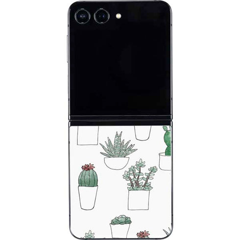 Succulent Pattern Galaxy Z Flip5 5G Skin