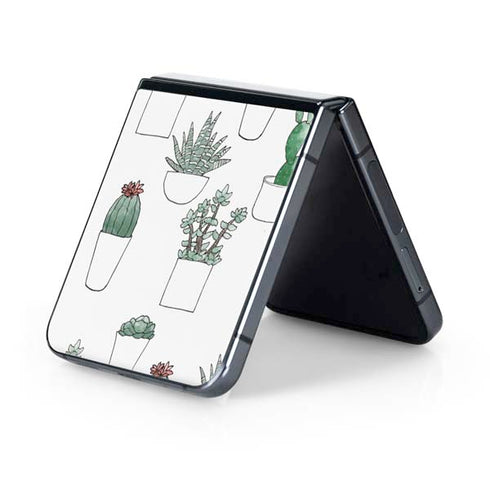 Succulent Pattern Galaxy Z Flip5 5G Skin