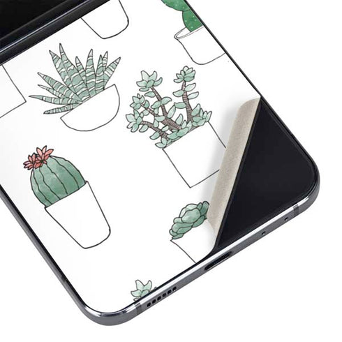 Succulent Pattern Galaxy Z Flip5 5G Skin