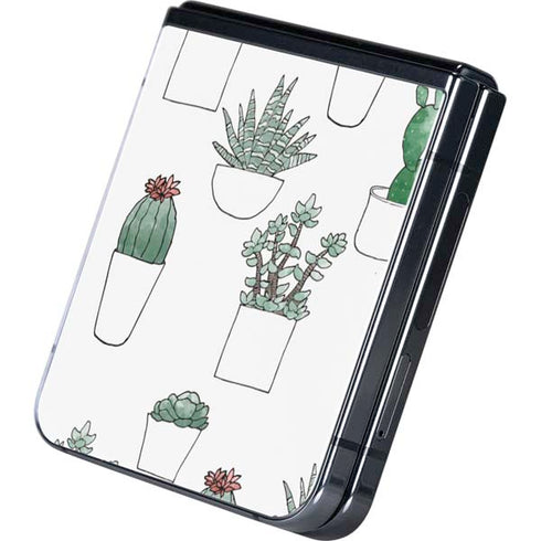 Succulent Pattern Galaxy Z Flip5 5G Skin