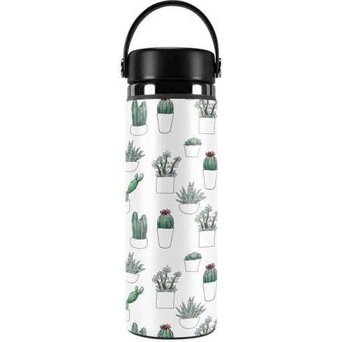 Succulent Pattern Hydro Flask 20oz Wide Mouth Skin
