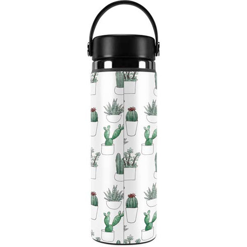 Succulent Pattern Hydro Flask 20oz Wide Mouth Skin