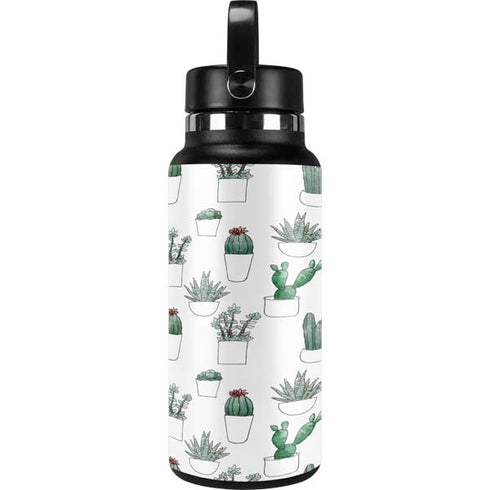 Succulent Pattern Hydro Flask 32oz Wide Mouth Skin