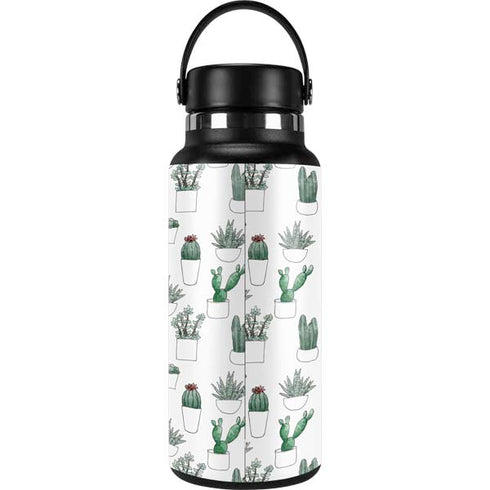 Succulent Pattern Hydro Flask 32oz Wide Mouth Skin