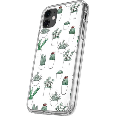 Succulent Pattern iPhone 11 Clear Case