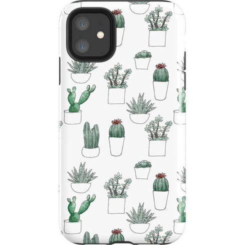 Succulent Pattern iPhone 11 Impact Case
