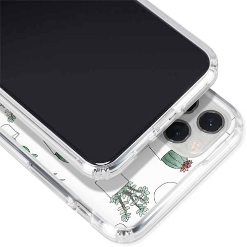 Succulent Pattern iPhone 11 Pro Clear Case