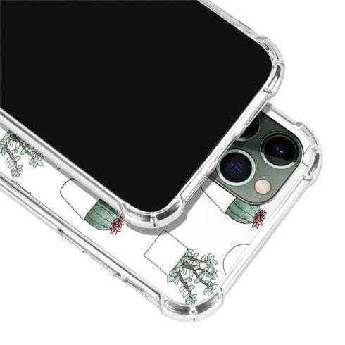 Succulent Pattern iPhone 11 Pro Max Clear Case