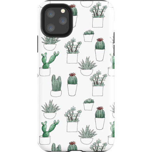 Succulent Pattern iPhone 11 Pro Max Impact Case