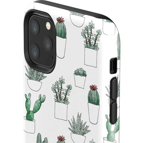 Succulent Pattern iPhone 11 Pro Max Impact Case