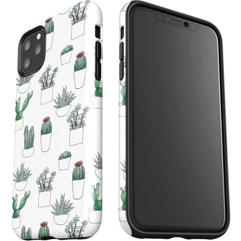 Succulent Pattern iPhone 11 Pro Max Impact Case