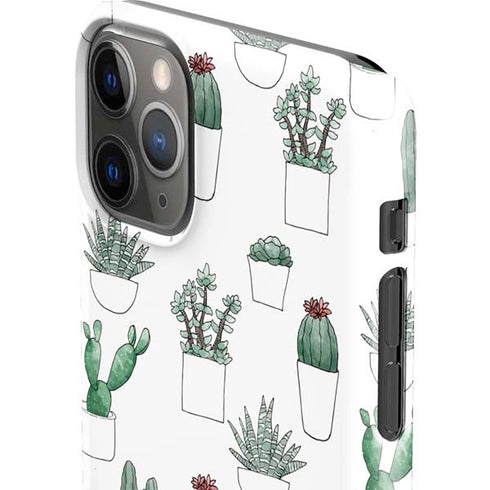 Succulent Pattern iPhone 11 Pro Max Lite Case