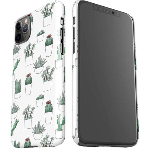 Succulent Pattern iPhone 11 Pro Max Lite Case