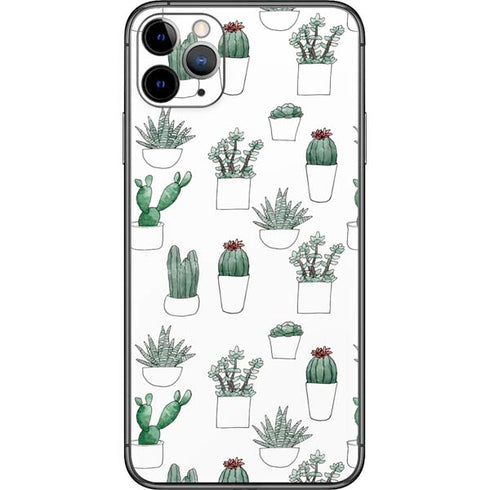 Succulent Pattern iPhone 11 Pro Max Skin
