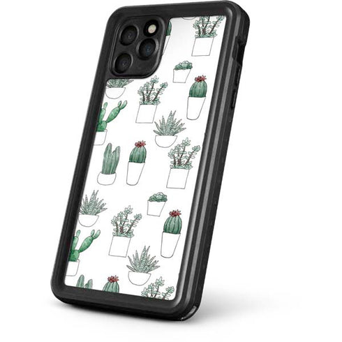 Succulent Pattern iPhone 11 Pro Max Waterproof Case