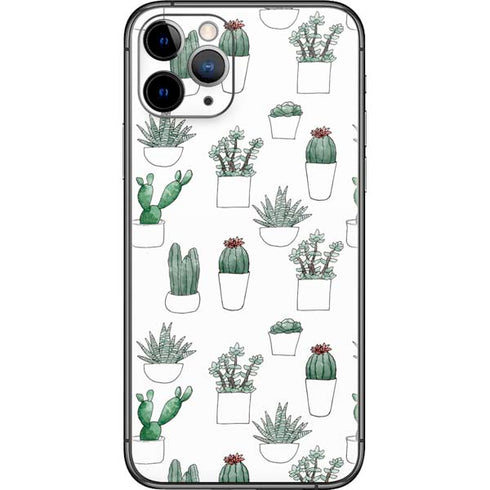 Succulent Pattern iPhone 11 Pro Skin