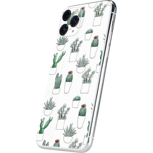 Succulent Pattern iPhone 11 Pro Skin