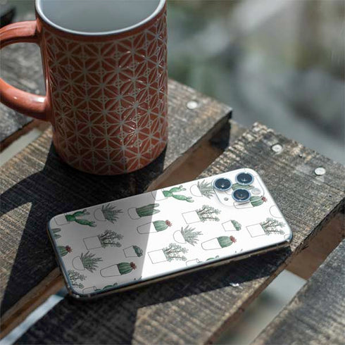 Succulent Pattern iPhone 11 Pro Skin