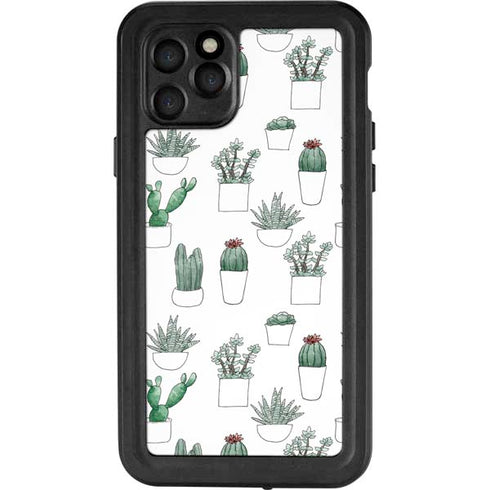 Succulent Pattern iPhone 11 Pro Waterproof Case
