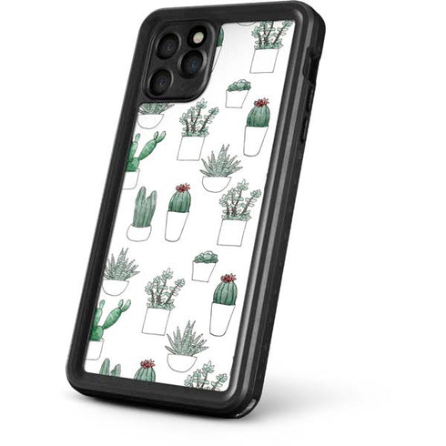Succulent Pattern iPhone 11 Pro Waterproof Case