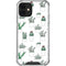Succulent Pattern iPhone 12 Clear Case
