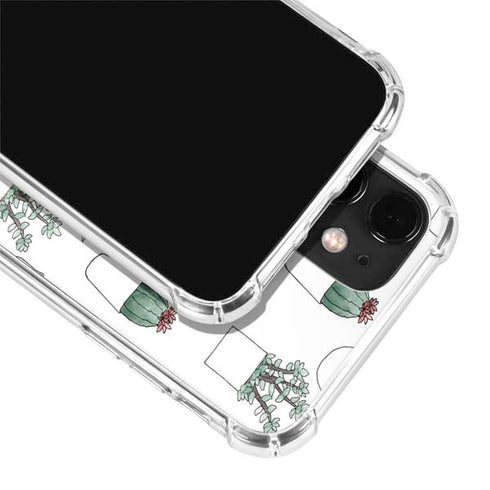 Succulent Pattern iPhone 12 Clear Case