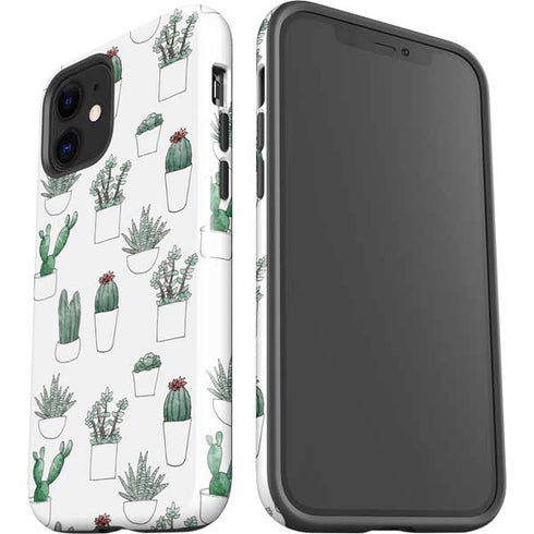 Succulent Pattern iPhone 12 Impact Case