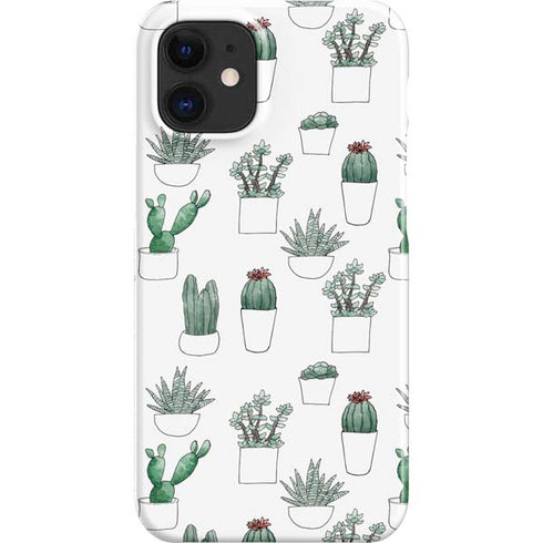Succulent Pattern iPhone 12 Mini Lite Case