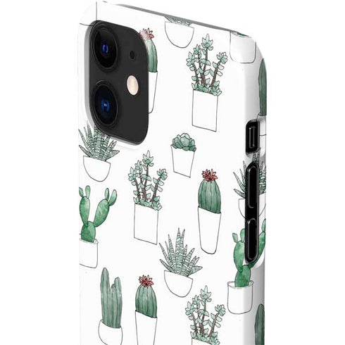 Succulent Pattern iPhone 12 Mini Lite Case