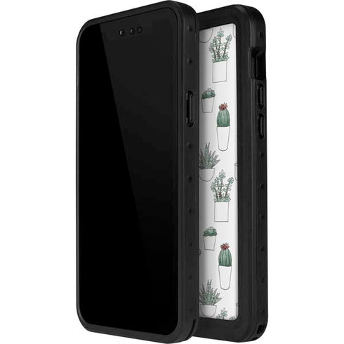 Succulent Pattern iPhone 12 Mini Waterproof Case