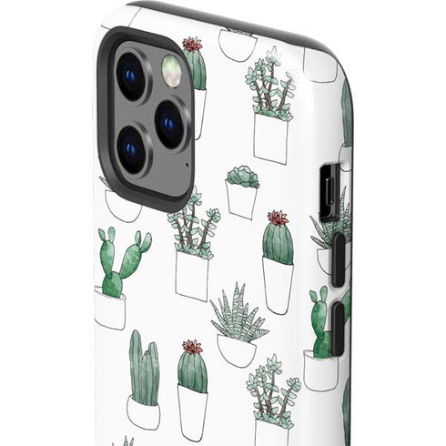 Succulent Pattern iPhone 12 Pro Max Impact Case