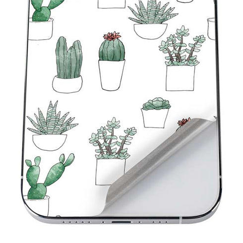 Succulent Pattern iPhone 12 Pro Max Skin